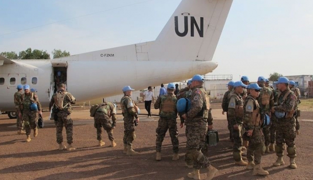 British peacekeepers arrive in Juba