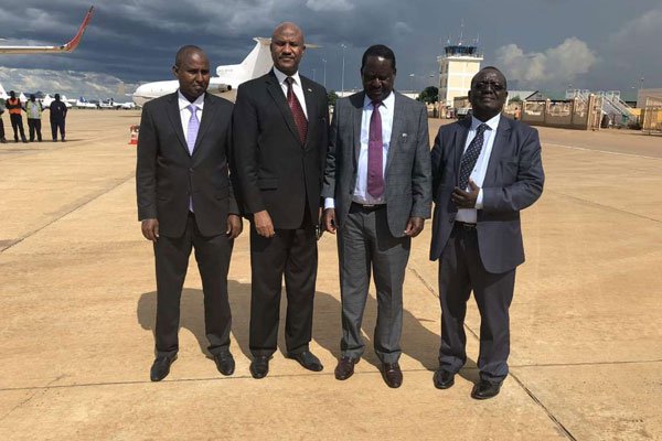 Raila initiates ‘handshake’ among S. Sudan leaders