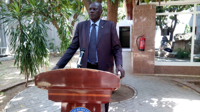 Peace agreement on track -says Minister Makuei