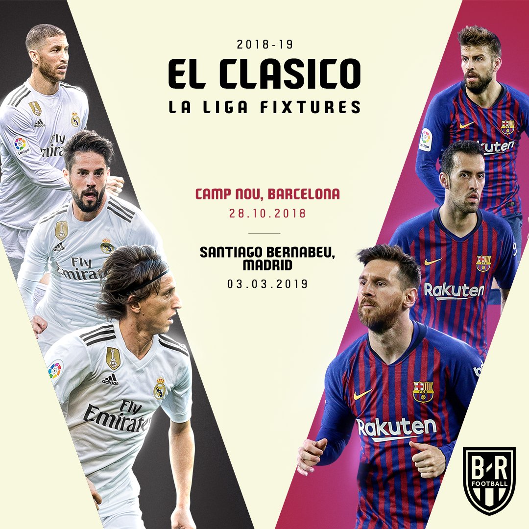 La Liga 2018/19 fixtures and El Clasico dates confirmed