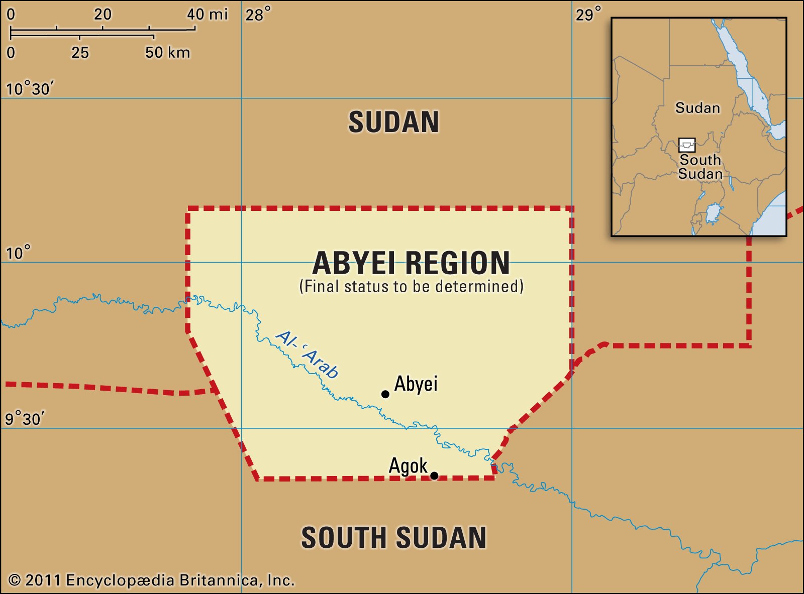 Armed men kill 12 people in Abyei