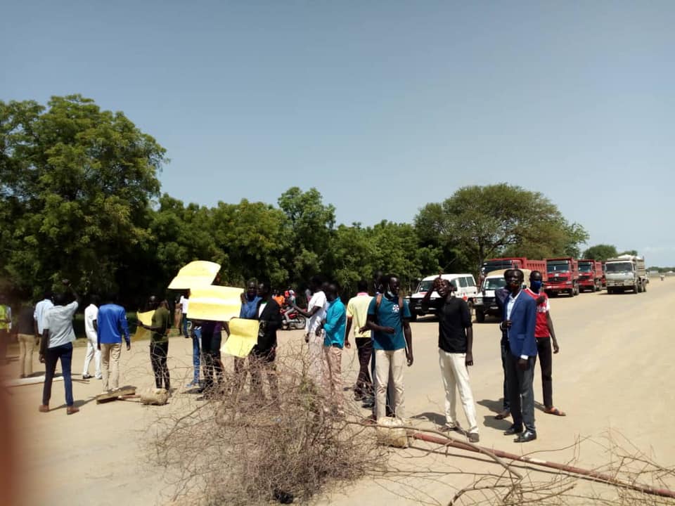 Dr. Garang Memorial University students protest indefinite closure