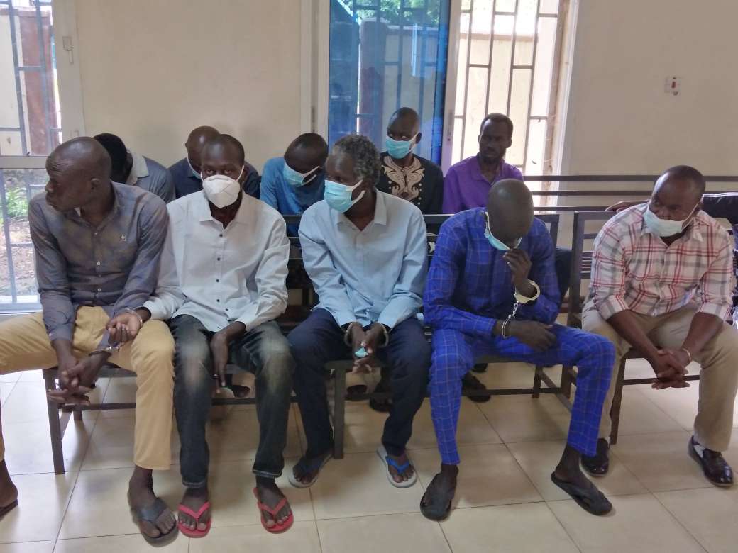 22 crime syndicate suspects arraign in court