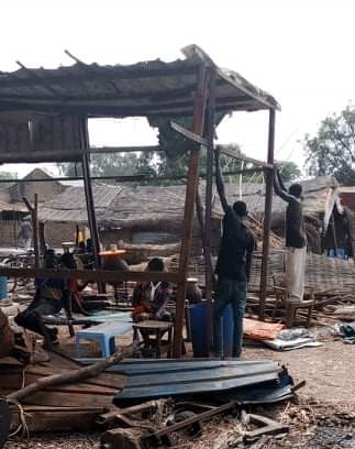Aweil traders count losses following a demolition exercise