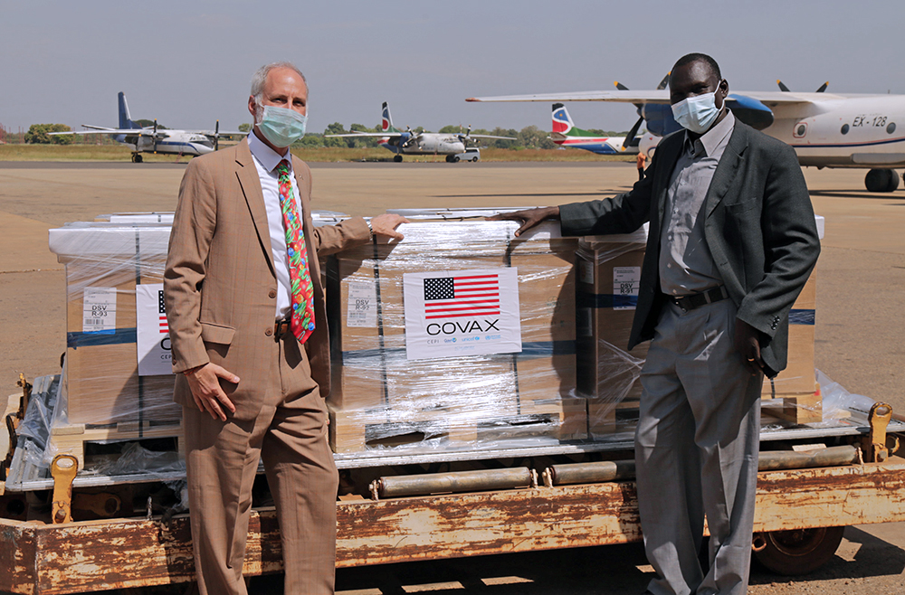 Third batch of the J&J Covid vaccine arrives in Juba