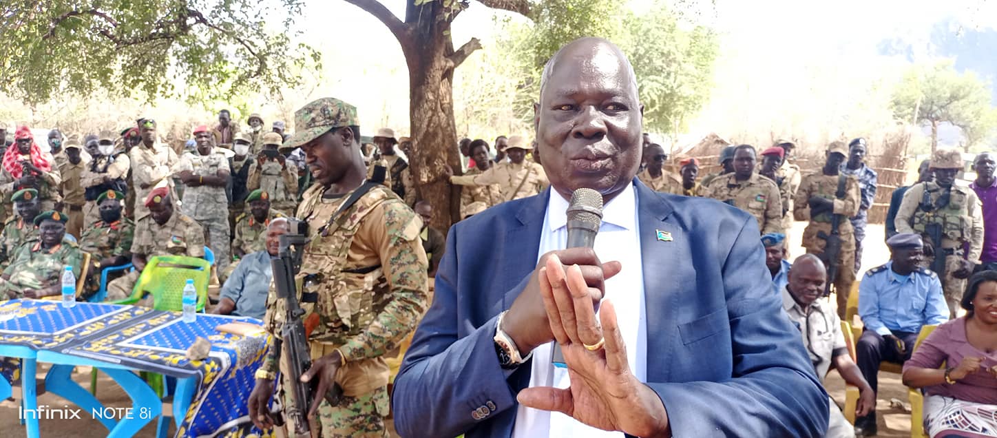 Obuto threatens to use force against bandits in Eastern Equatoria