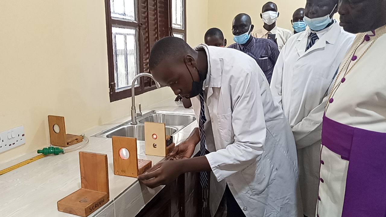 Juba diocese secondary school gets modern science laboratory
