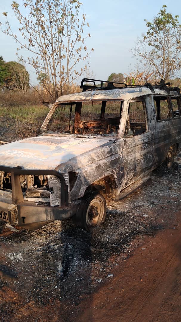 MSF suspends movements outside Yei, after its vehicles were burnt