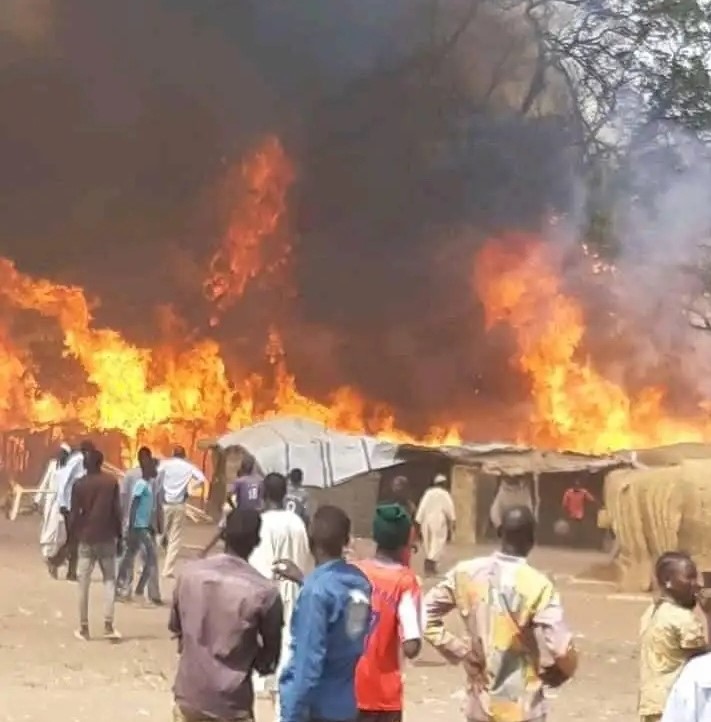 Fire guts Gok Machar market, 150 shops burnt