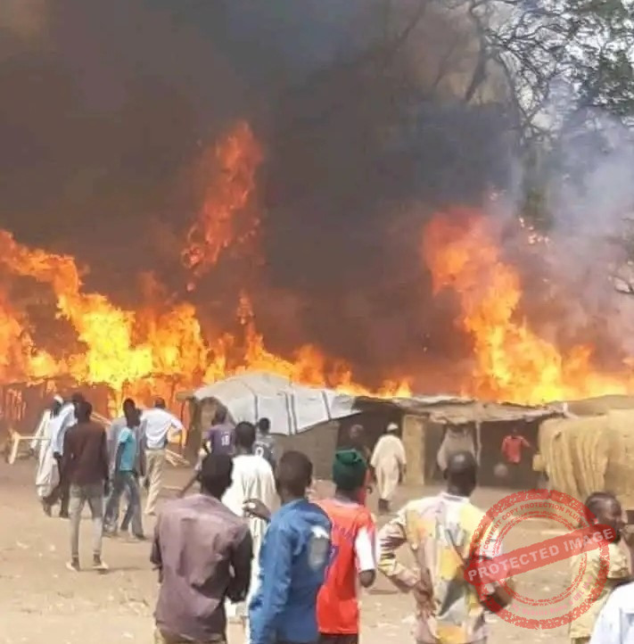 Fire guts Gok Machar market, 150 shops burnt