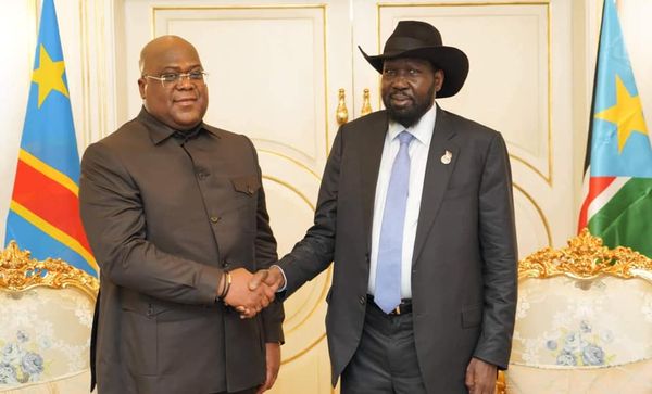 President Kiir holds bilateral talks with DR Congo counterpart.