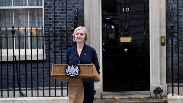 UK Prime Minister Liz Truss  resigns after 45 days in power