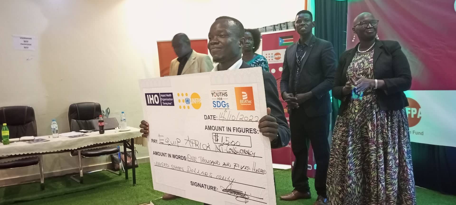 Young man bags 945,000 SSP from Innovation Challenge 2022