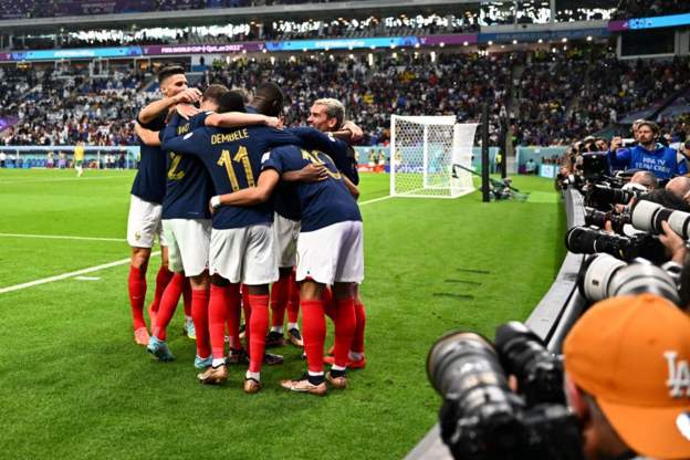 Giroud equalizes country mate Henry’s record as France win 4-1 over Australia