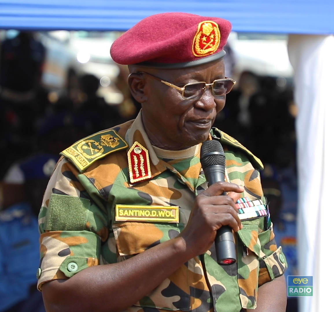 Gen Santino, senior security officials visit Abyei and Twic areas