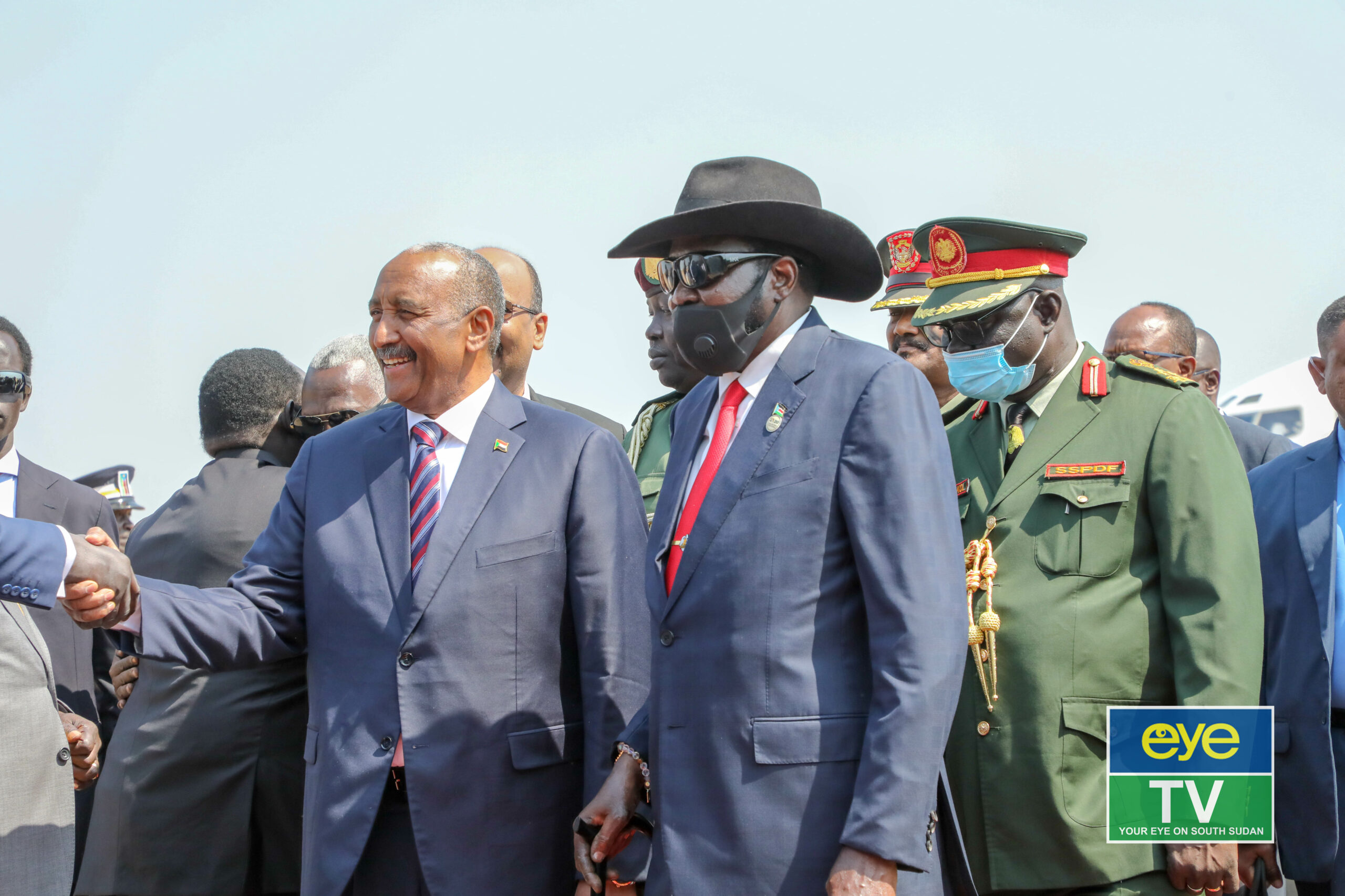 Sudan’s Sovereign Council leader Al Burhan visits Juba