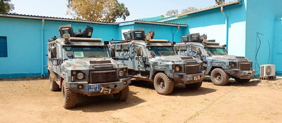 Interior Ministry gives NBGs police 3 armored vehicles