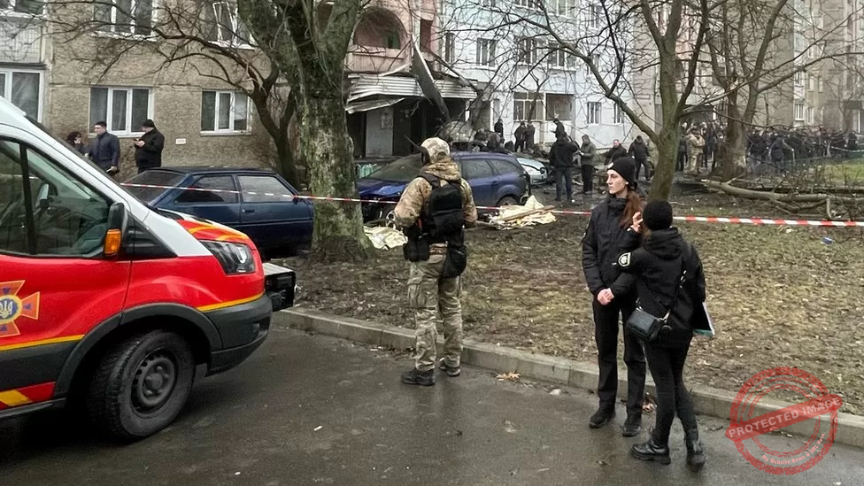 Tragedy: Ukraine Ministers killed as helicopter comes down near nursery
