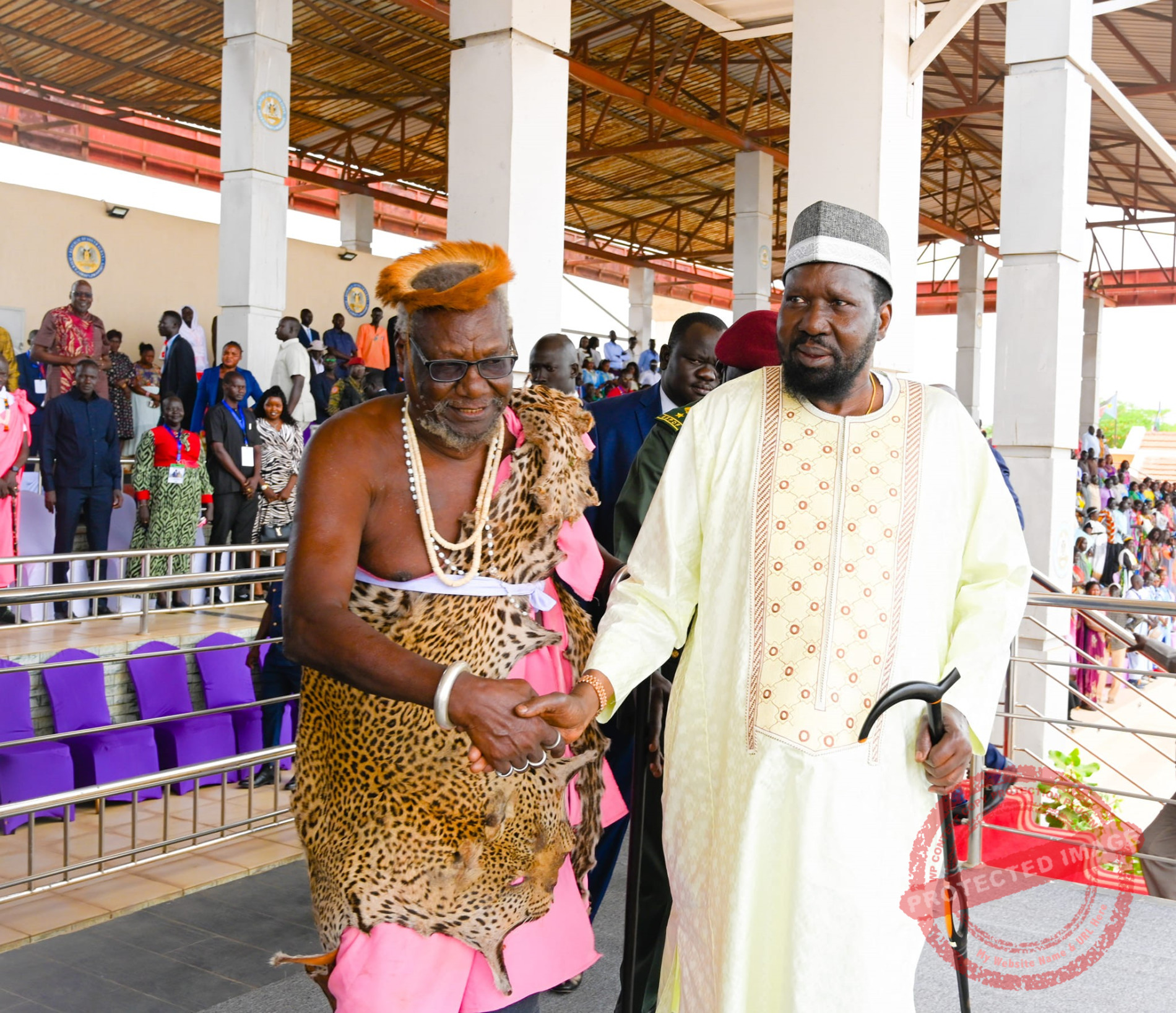 Chollo King honors President Kiir for saving his life