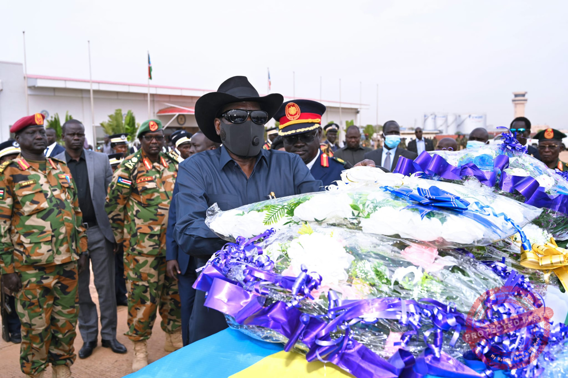 Gen.Mathok remains flown to home area