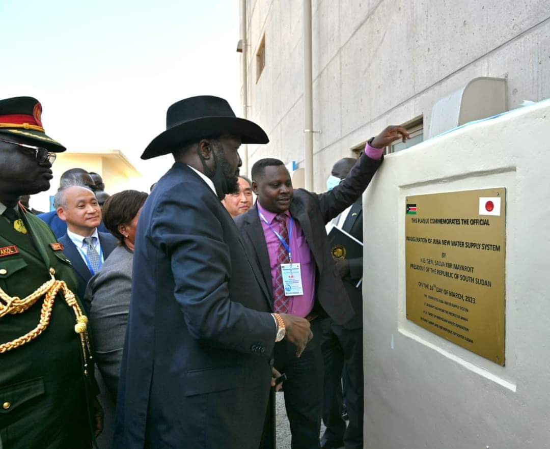 Kiir inaugurates JICA-funded water treatment plant in Juba