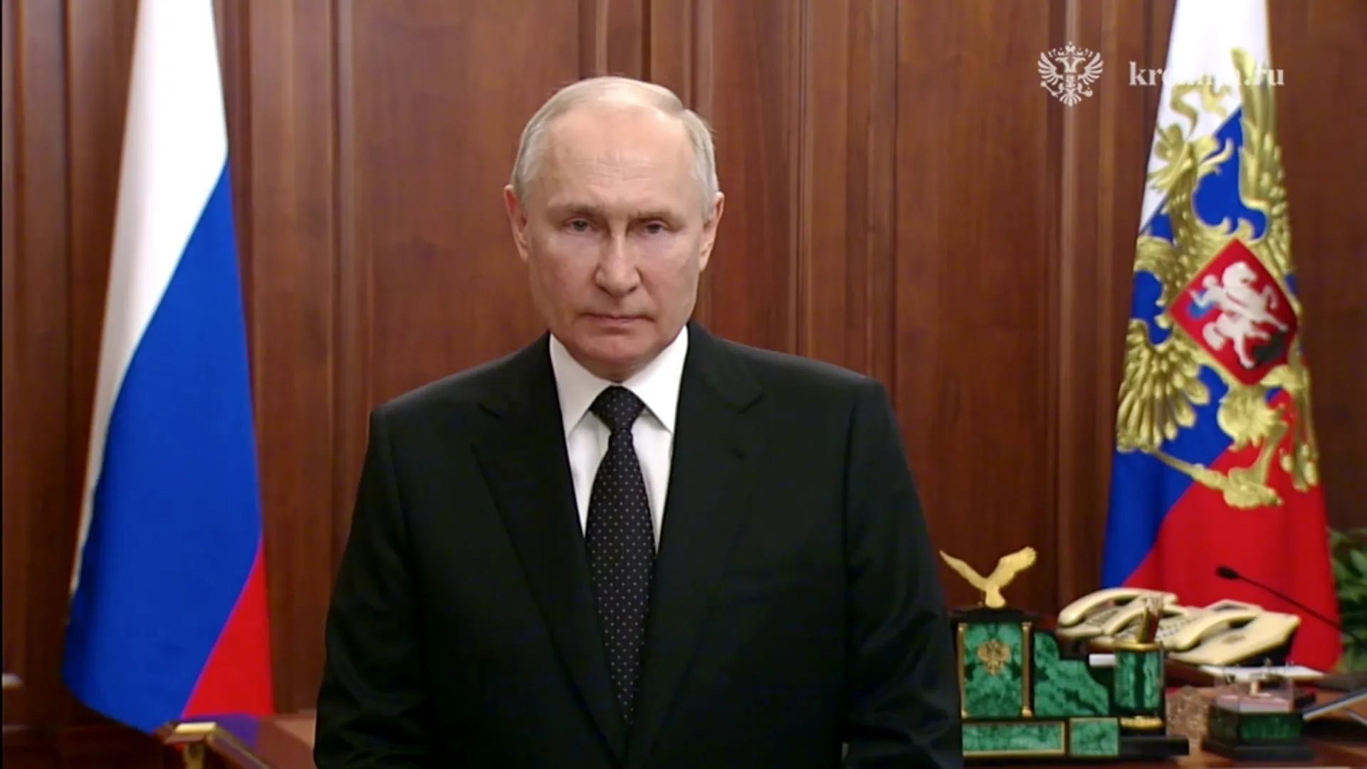 Putin addresses nation amid Wagner rebellion