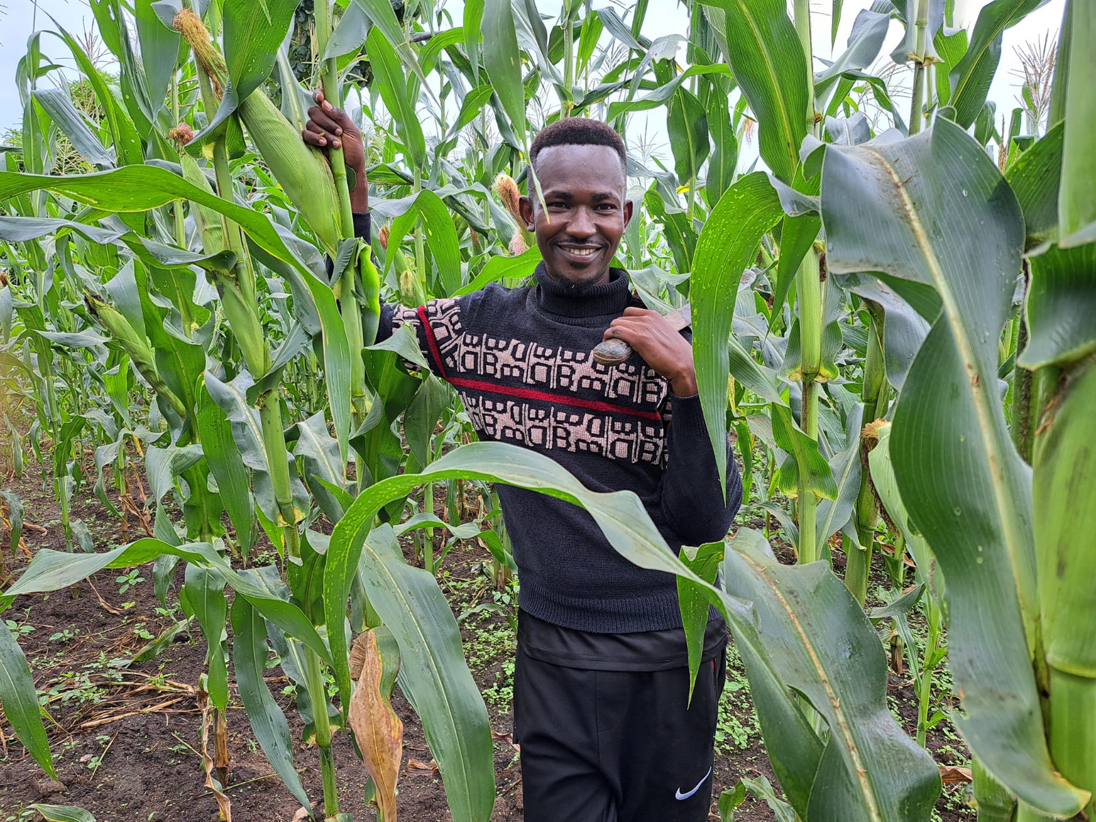 Yei farmer Emmanuel Anur seeks to commercialize maize farm