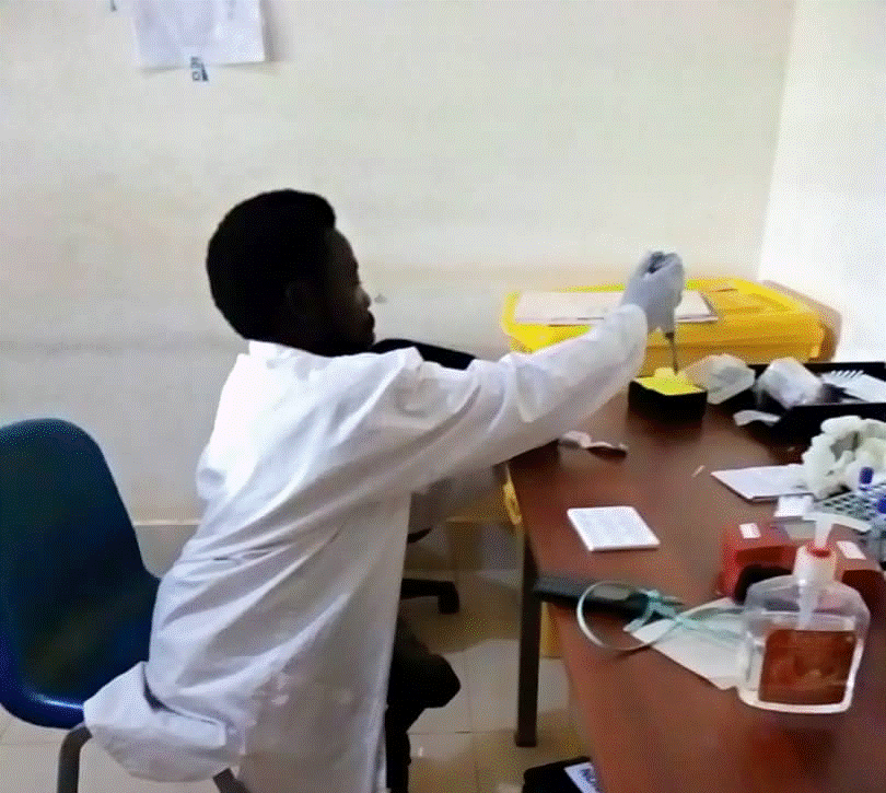 Elisa Babu: From polio survivor to Yambio Hospital lab technician