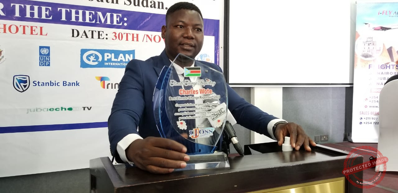 Eye Radio’s reporter Charles Wote shines at UJoSS 1st Awards