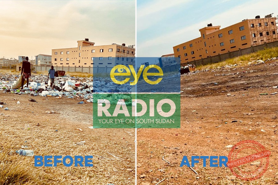 Juba International Airport garbage cleared after Eye Radio report