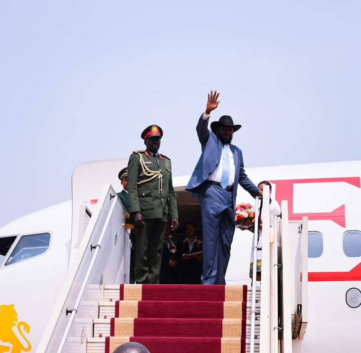 President Kiir jets to DR. Congo