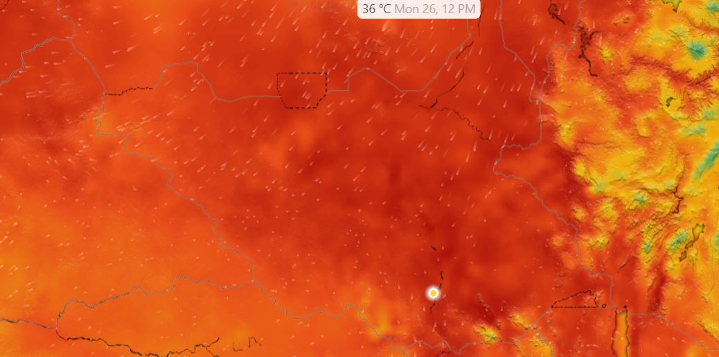 Juba bakes in excessive heat as meteorologist warns against exposure