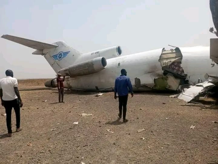 Cargo plane crash-landed at Malakal Airport