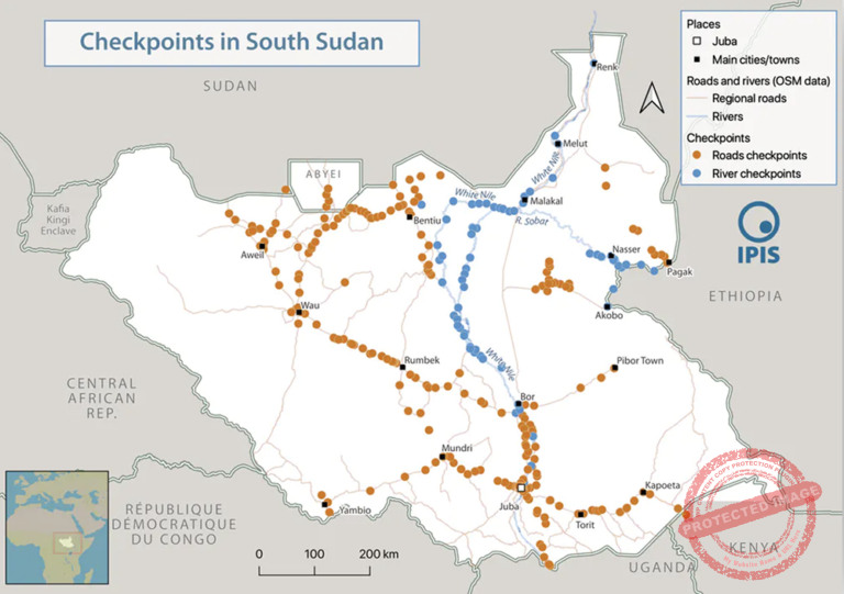 Public link illegal checkpoints extortion to non-payment of armed ...