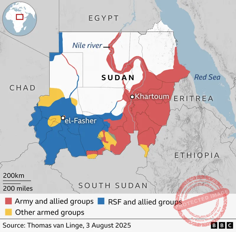 Fighting in El-Fasher: RSF claim control of Sudanese Army Base