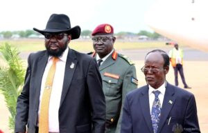 President Kiir returns from South Africa visit