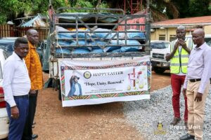 President Kiir donates food to Juba churches in Easter outreach