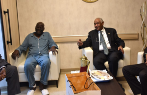 Sudan’s Ambassador to Jordan visits Dr. Lam Akol in Hospital