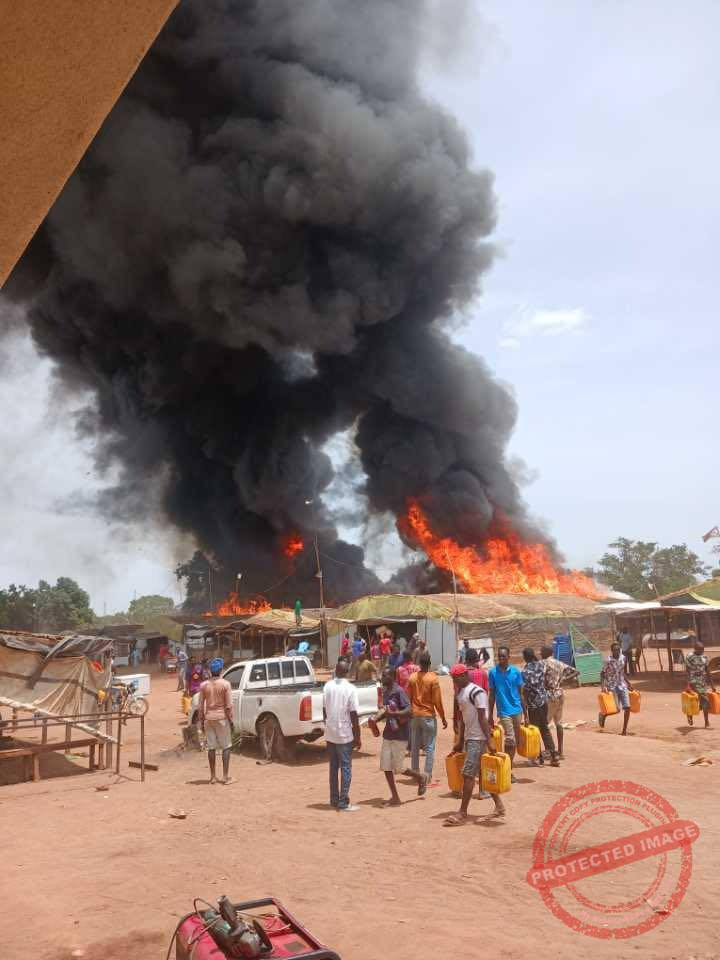 Traders in Raja County count loses after fire destroyed shops