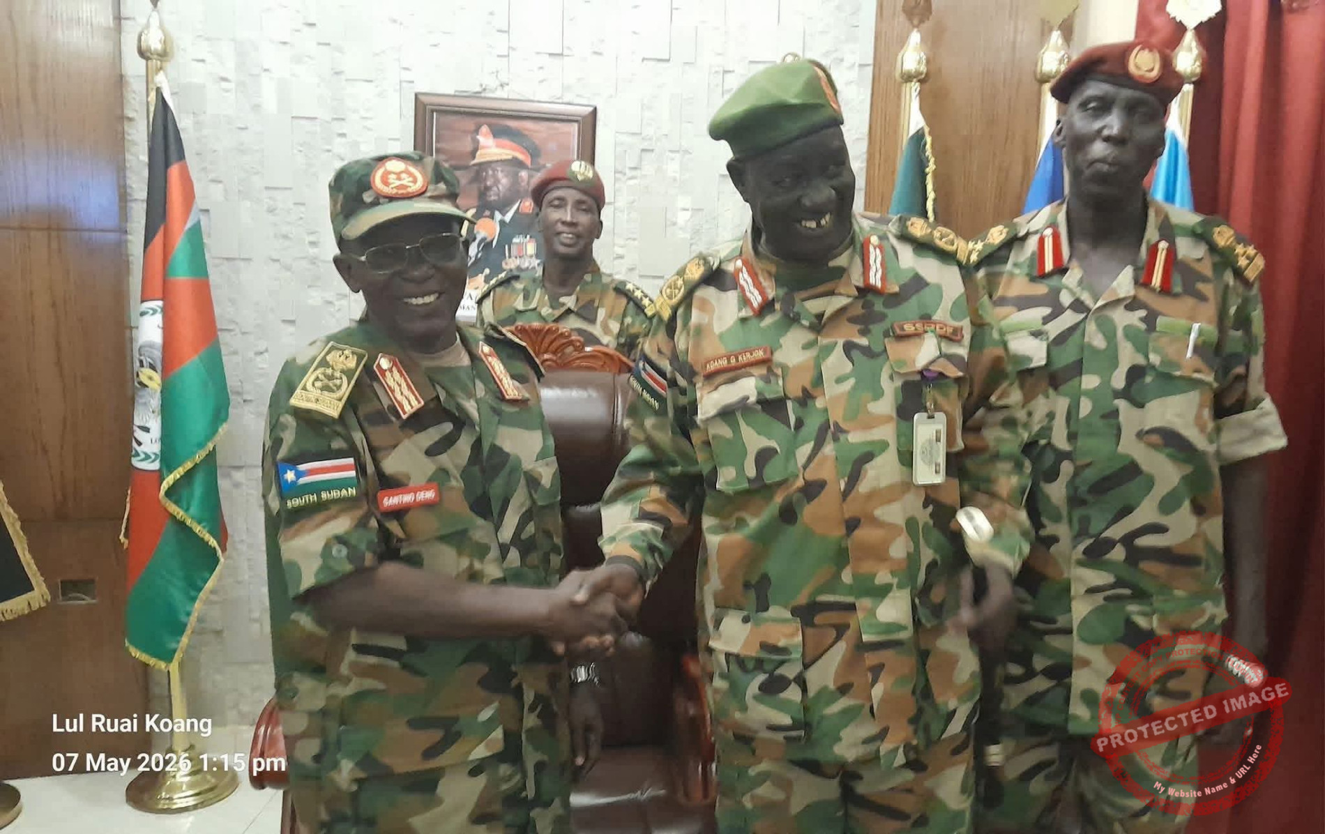 Bilpam-based SPLA-IO acting chief orders forces under command await integration