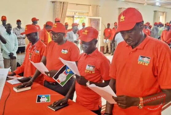Governor Koang presides over swearing-in of SPLM State Secretary, and local officials