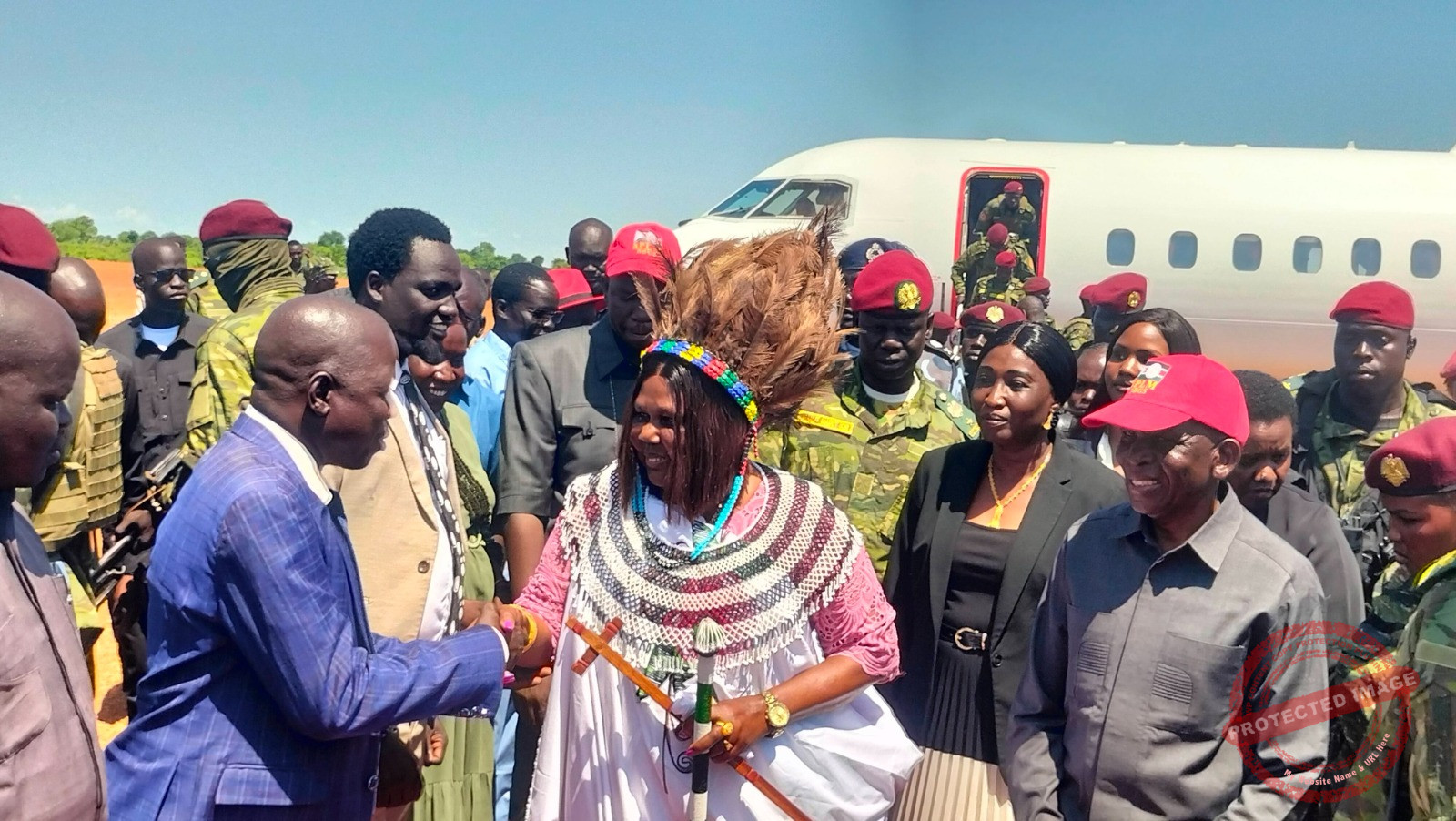 First Lady Mary Ayen visits Aweil for first time in years