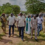 Governor Adil visits families displaced by border tensions in Kajo-Keji
