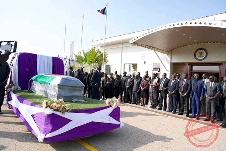 Juba pays last respects to former Finance Minister Kosti Manibe