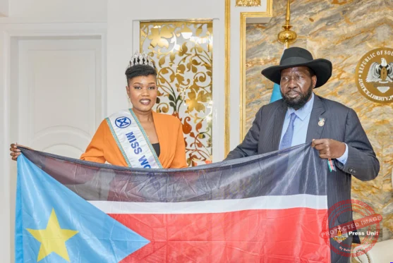 Kiir meets Miss World South Sudan, urges cultural pride in Vietnam