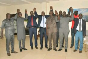 Apuk Giir and Marial Wau communities present joint peace agenda to Warrap, WBGS Governors