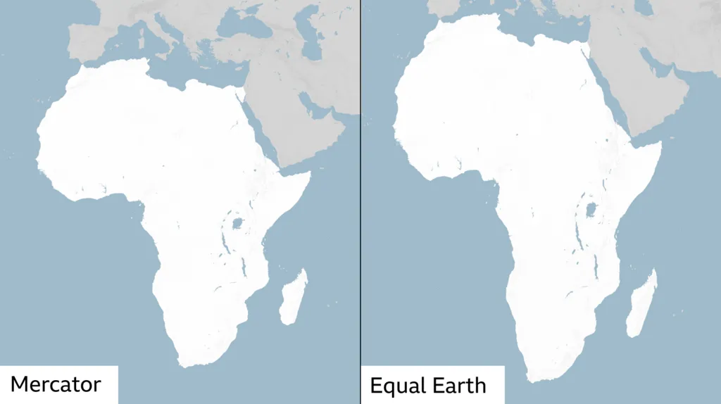 BBC: UN votes to adopt new world map to reflect Africa’s true size